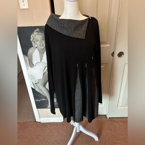 77 Co. Black and grey winter dress. pre owned. M